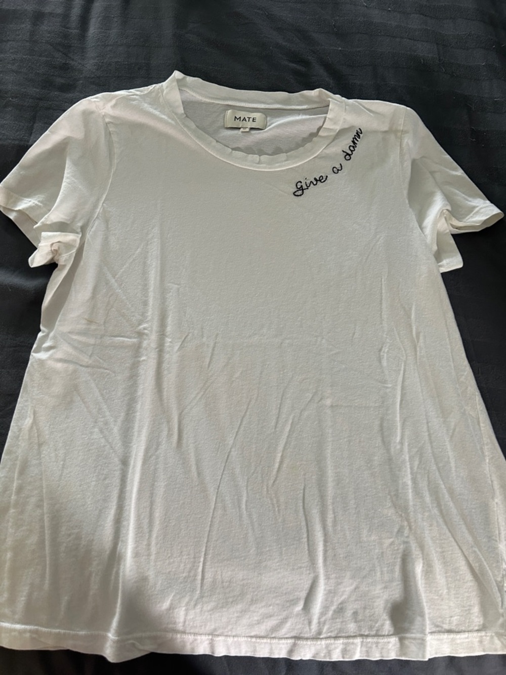 Mate The Label Give A Damn tee sz M - like new